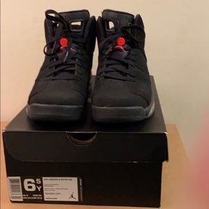 Jordan 6 Black/Infrared sz 6.5Y